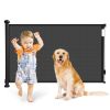 Retractable Puppy Safety Gate Door 58.3in Extra Wide Stair Gate for Dogs Gate with Punch Kit Punch-free Kit for Doorway Hallway Indoor Out