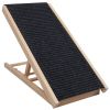 Foldable Wooden Dog Ramp for High Beds Non Slip Dual Heights Adjustable Pet  Ramp for Couch Car SUV 61LBS Load