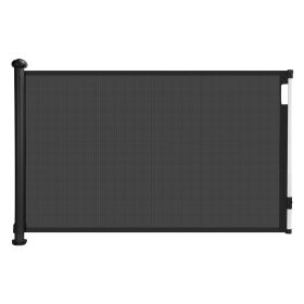 Retractable Puppy Safety Gate Door 58.3in Extra Wide Stair Gate for Dogs Gate with Punch Kit Punch-free Kit for Doorway Hallway Indoor Out