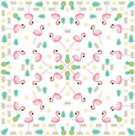 BANDANNA Flamingo