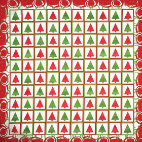 BANDANNA Holiday Christmas Checkers