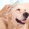 2 Pack Dog Combs with Rounded Ends Stainless Steel Teeth; Dog Comb for Removing Tangles and Knots; Professional Grooming Tool for Long and Short Haire
