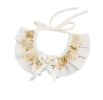 Adjustable Pet Collar With Gold Sequin Princess Dog Collar 9-18 inches