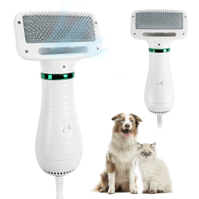 Pet hair comb Dog hair dryer 2 and 1 pet supplies Pet hair Dryer with Slicker Brush; pet grooming