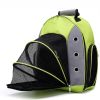 Pet Carrier Backpack With Mesh Widow Dog, Puppies Travel Bag, Green