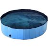 63 Inch Foldable Leakproof Dog Pet Pool Bathing Tub Pool for Dogs