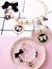 Luxurious Pearls Pet Collar Decorative for Small Dog Adjustable 10-12 inches