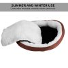 Pet Dog Bed Soft Warm Fleece Puppy Bed Dog Cozy Nest Sofa Bed Cushion For S/M Dog