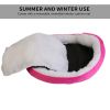 Pet Dog Bed Soft Warm Fleece Puppy Bed Dog Cozy Nest Sofa Bed Cushion For S/M Dog