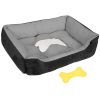 Pet Dog Bed Soft Warm Fleece Puppy Bed Dog Cozy Nest Sofa Bed Cushion Mat For S/M Dog
