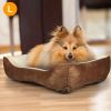 Pet Dog Bed Soft Warm Fleece Puppy Bed Dog Cozy Nest Sofa Bed Cushion Mat For S/M Dog