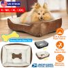 Pet Dog Bed Soft Warm Fleece Puppy Bed Dog Cozy Nest Sofa Bed Cushion Mat For S/M Dog