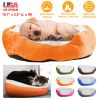Pet Dog Bed Soft Warm Fleece Puppy Bed Dog Cozy Nest Sofa Bed Cushion For S/M Dog