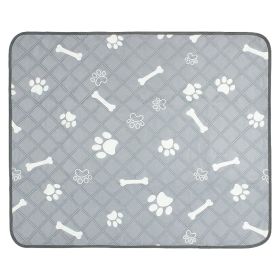 2Pcs Washable Pet Pee Pads For Puppies, Dogs  Reusable Potty Mats Machine Washable Pet Training Pads Non-Slip Waterproof Absorbent Dog Crate (Option: L)