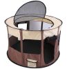 Foldable Playpen for Dog with Carry Bag Portable Travel Waterproof Indoor Outdoor Pet Cage Tent Detachable Upper Cover For Dogs