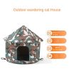 Stray dog removable and Waterproof house; The best gift for a stray dog; pet cage; removable and washable tent