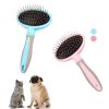 1 Pcs Pet Brush Dematting Grooming Comb Removing Knots Professional Safe Ergonomic Handle Dog Comb