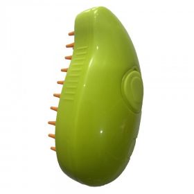 Steam brush for dogs (Color: Green)