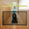 Pets Dog Safety Gate Mesh Fence Magic Portable Guard Net Stairs Doors