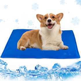 Dog Cooling Mat, Pet Cooling Mat for Dogs , Pressure Activated Dog Cooling Pad, No Water or Refrigeration Needed, Non-Toxic Gel (size: 50x90cm)