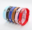 Pet bones pet collar PU dog collar adjustable collar pet