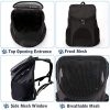 Dog Carrier Backpack Breathable for Puppies; Pet Carrier Bag with Mesh Ventilation; Safety Features and Cushion Back Support; for Travel