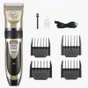 Dog Grooming Kit Clippers; Low Noise; pet grooming; Rechargeable; dog grooming; Pet Hair Thick Coats Clippers Trimmers Set; Suitable for Dogs
