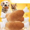 Double-bone Chicken Leg Plush Toy Vocal Connotation BB Pet Dog Toy dog chew toy