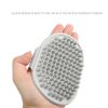 Dog Bath Brush Dog Grooming Brush, Pet Shampoo Bath Brush Soothing Massage Rubber Comb Silicone Grooming And Shedding Brush For Dogs