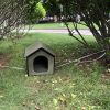 Portable Soft Dog House, Outdoor Waterproof Windproof Rainproof Dog Pet House, Foldable Semi Enclosed Pet Puppy House